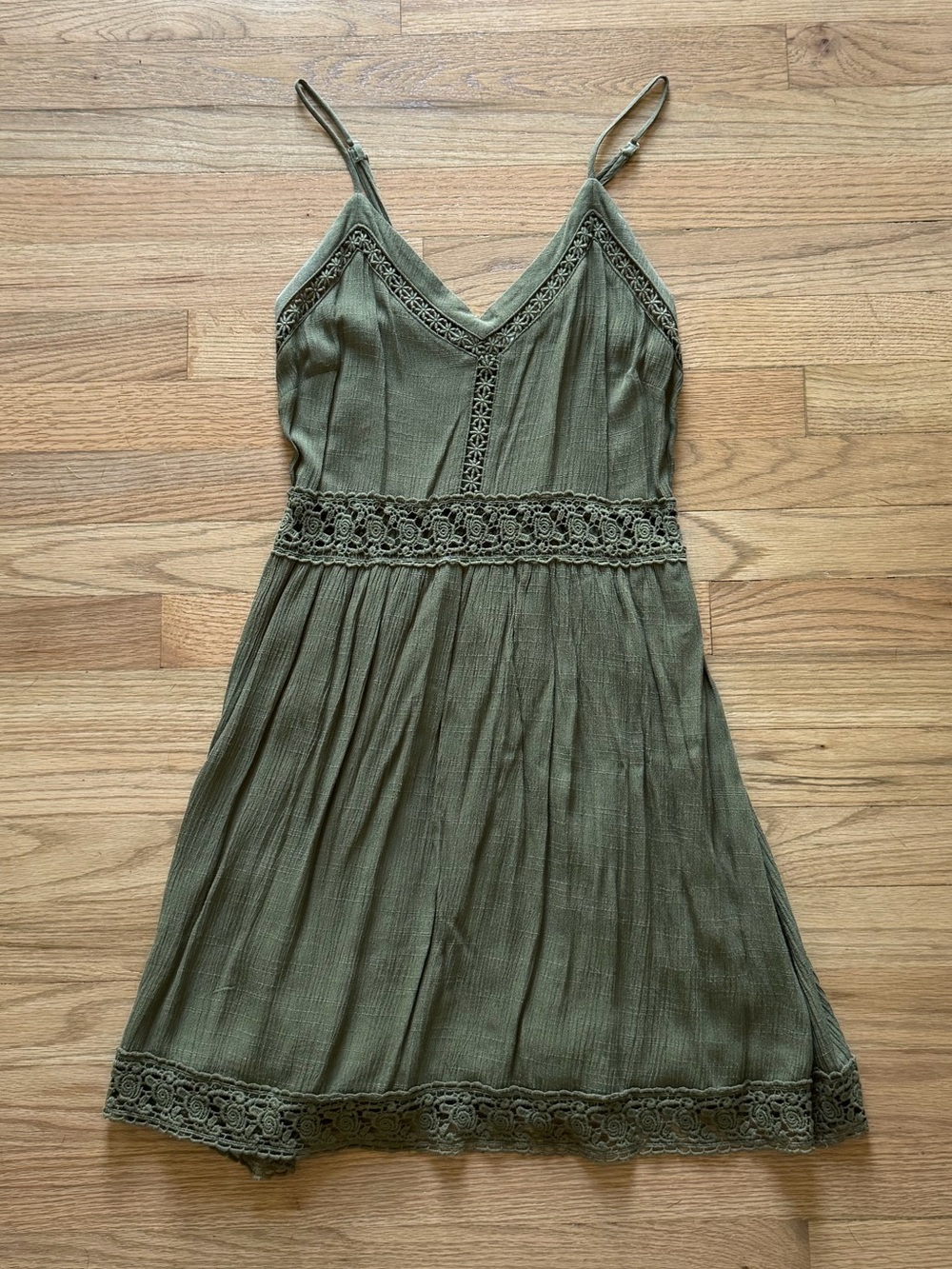 Olive Green Sun Dress